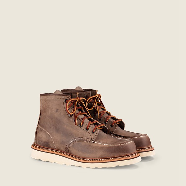 Bottes Red Wing Heritage - Classic Moc – 6-Inch Rough & Tough Cuir - Kaki - Homme 970KMSBHQ